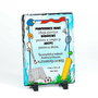 Piatra ardezie personalizata - cadou profesor sport