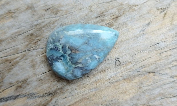 Cabochon larimar, 30x22 mm