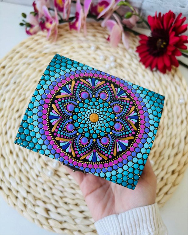 Cutie bijuterii mandala  "Colorful Mandala"
