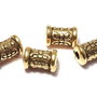 Margele din metal, auriu antichizat, 7x5 mm