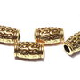 Margele din metal, auriu antichizat, 12x7 mm