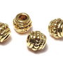 Margele din metal, auriu antichizat, 8x5 mm