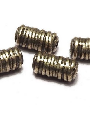Margele din metal, bronz, 11x6 mm