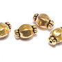 Margele din metal, auriu antichizat, 10x7mm