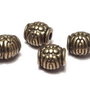 Margele din metal, bronz, 6x6 mm