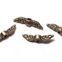 Margele din metal, bronz, 8x6 mm