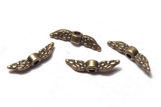 Margele din metal, bronz, 8x6 mm