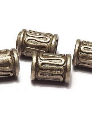 Margele din metal, bronz, 8x6 mm