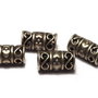 Margele din metal, bronz, 12x6 mm