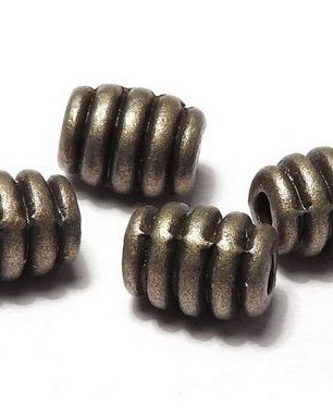 Margele din metal, bronz, 7x5.5 mm