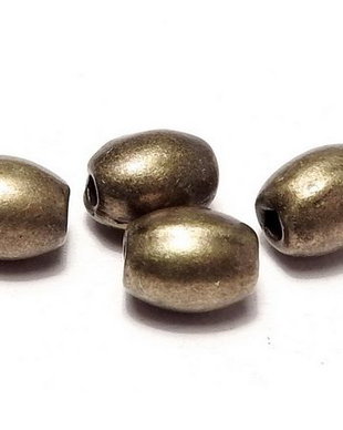 Margele din metal, bronz, 5x4 mm