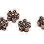 Margele din metal, cupru, 7x3.5 mm