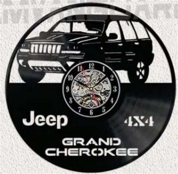 "Jeep Wrangler Grand Cheroke"- ceas de perete