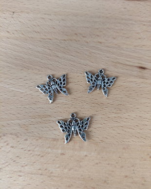 Pandantiv fluture - 19x17mm