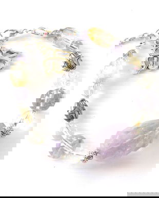 Bratara ametist si citrin