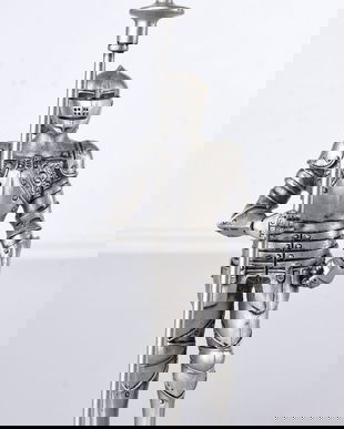 Armura argintie mica din polystein