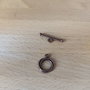 Închizătoare toggle cupru - 17x13mm