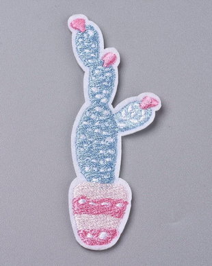Sticker brodat cactus