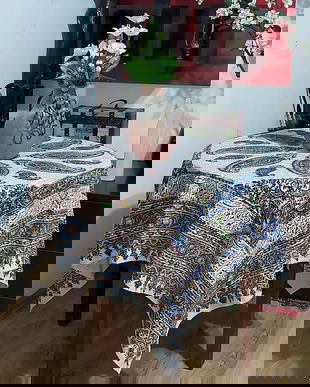 Fața de masa din bumbac si in