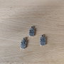 Pandantiv bufnita - 15x7mm