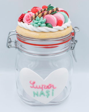 Borcan Super Nași | Personalizat handmade | Lut polimeric