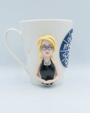 Cană Zodiac | Personalizată handmade | Lut polimeric
