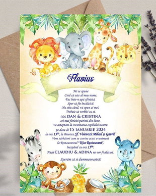 Invitatie botez PM103