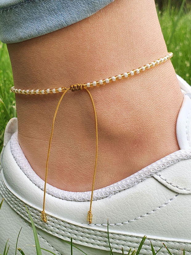 Anklet cu charm steluta de mare, Bratara eleganta de picior