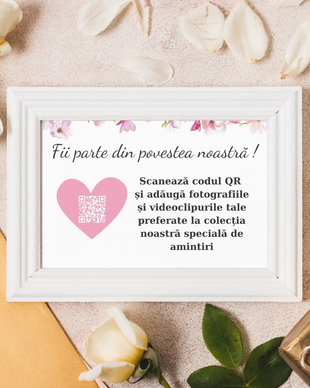 Semn QR personalizabil nuntă