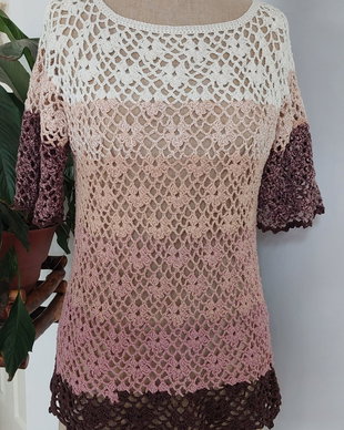 Bluza croșetata degrade