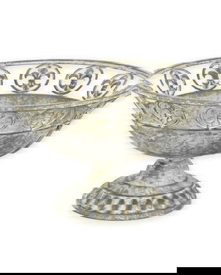 Fructiera din metal antichizat