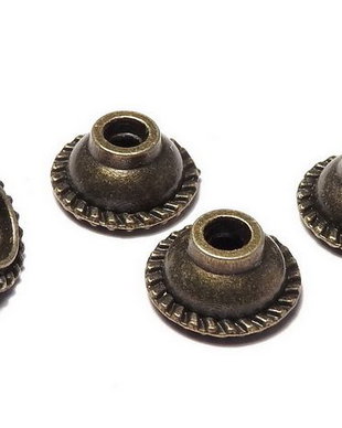 Capacel metalic, bronz, 8x4 mm