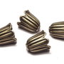 Capacel metalic, bronz, 10x10 mm