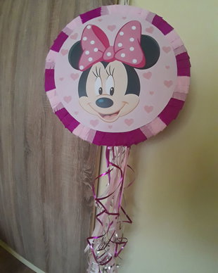 Pinata cu sfori Pull string Piñata Minnie