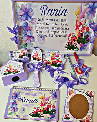 Set tava mot 10 accesorii mov tinkerbell