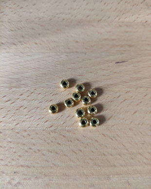 Distanțier auriu - 4x1,5mm - 10buc.