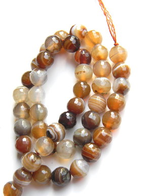 Agate fatetate 8 mm (F20)