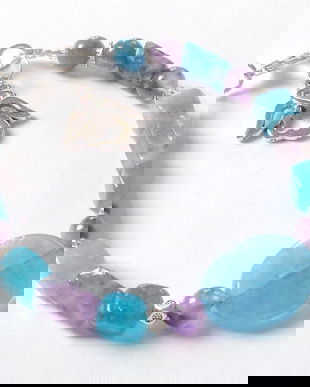 Bratara angelit si ametist