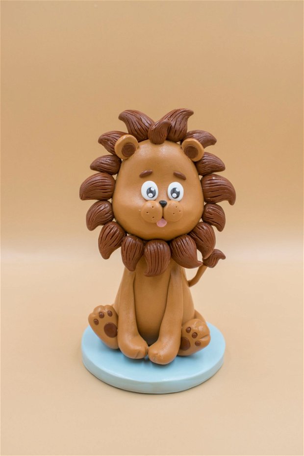 Figurină Leu | Personalizată handmade | Lut polimeric