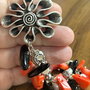 BRATARA~FIESTA~agate,coral,perle de cultura,cristale sticla,murano,accesorii argintate,zamac argintat