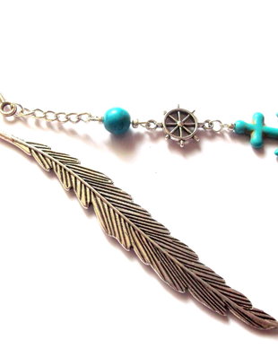 semn de carte cu turcoaz 43185