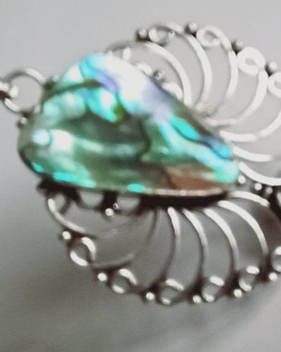 Abalone Shell & Blue Topaz India