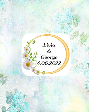 Etichete autoadezive personalizate nunta, botez