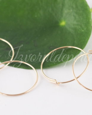 Component pentru cercei,gold fillled 14k (1per)