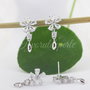 Baza cercei, argint 925 si cubic zirconia (1)