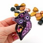 Rezervat Broșă bufnita - Purple Owl