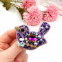 Rezervat Broșă - Purple Little Bird