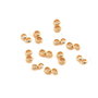 Distantier dublu pentru siraguri / snururi, inox auriu 6x3mm IN.0152