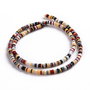 Sirag margele Heishi rondele, lut polimeric 3mm - mix gri (18cm) MG.0147