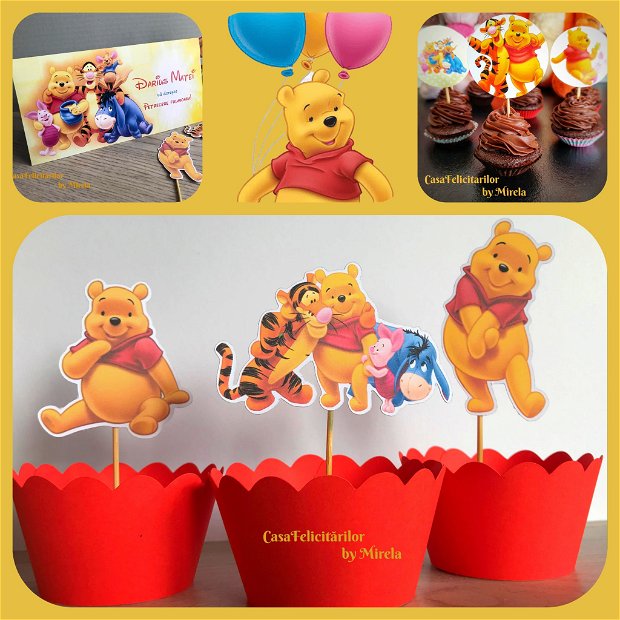Toppere candy bar Winnie the pooh